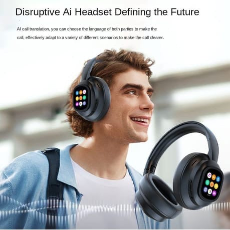 AI headset •LCD screen