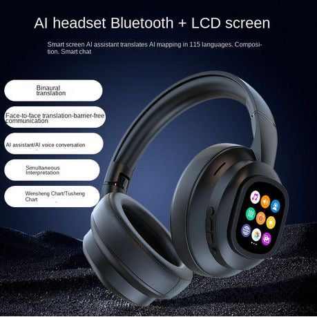 AI headset •LCD screen