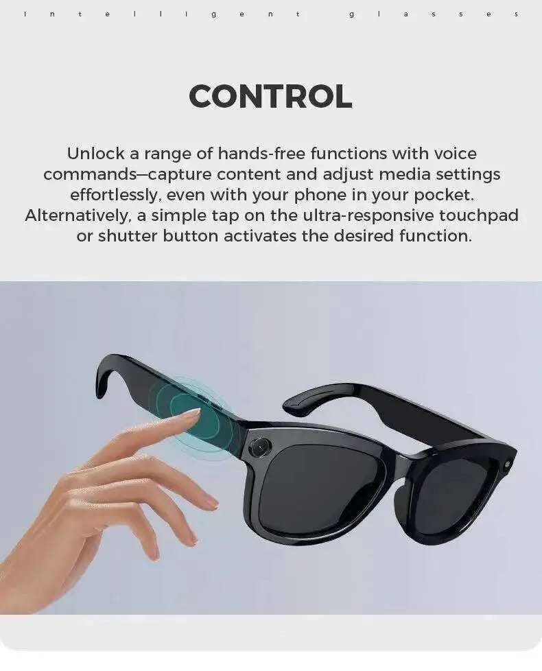 Smart camera AI glasses